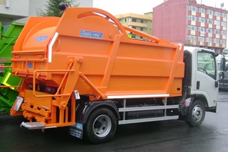 MiniPacker Garbage Truck Body Isuzu Npr8
