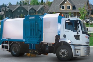 Road Sweeper with Garbage Compactor