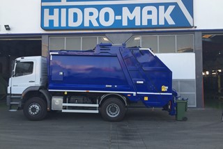 Çift Hazneli Çöp Kasası| Mercedes Axor EcoTwin |HidroMak| 