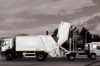 Mini Tipper to garbage truck transfer