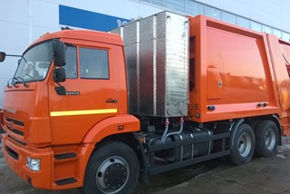 Garbage Truck with Washing System